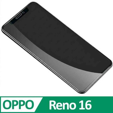 OPPO Reno16 5G 2.5D曲面滿版 9H防爆鋼化玻璃保護貼 黑色