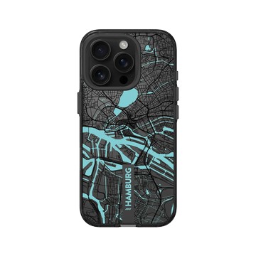 iPhone 16 Pro Clear (相機按鈕) 酷墨灰 - JOCR - Hamburg (Black Logo)