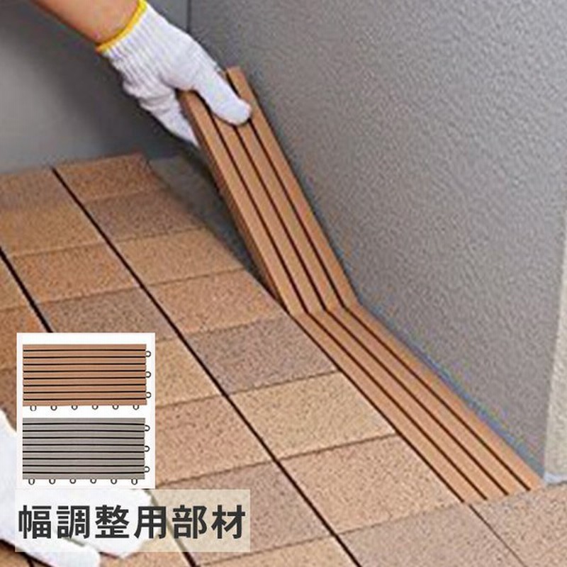 ジョイント パネル テラス バルコニー 屋外 庭 敷くだけ 簡単 設置 Diy ベランダ タイル バーセア 幅調整材 通販 Lineポイント最大0 5 Get Lineショッピング