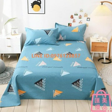 單件丨純棉床罩全棉加厚老粗布1.5米單人亞麻雙人床被單夏季【聚寶屋】