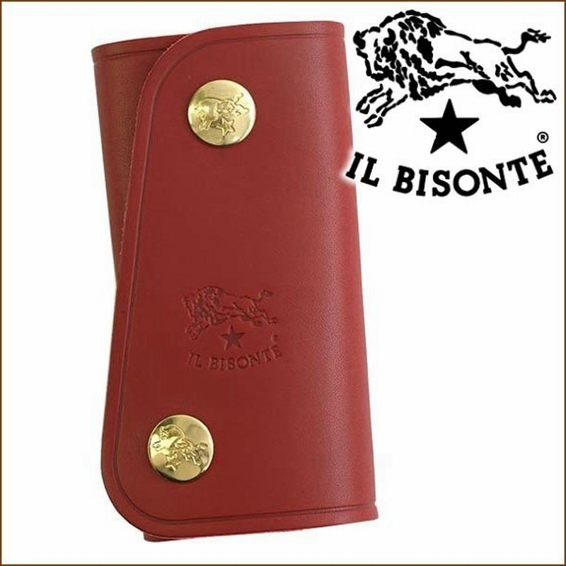 イルビゾンテ 4連キーケース Il Bisonte キーホルダー レディース メンズ 本革 レッド C0378 134 通販 Lineポイント最大0 5 Get Lineショッピング