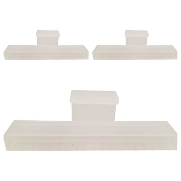 ECHO 附鉤軟管擠壓器 3個 Set 日本製造 PPP塑膠  1組  透明