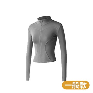 【CS22】雙曲弧線速乾修身瑜珈運動外套(一般款)S-3XL