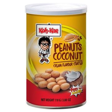 Koh-Kae 大哥 椰漿味花生豆 奶油味塗層  110g  1罐