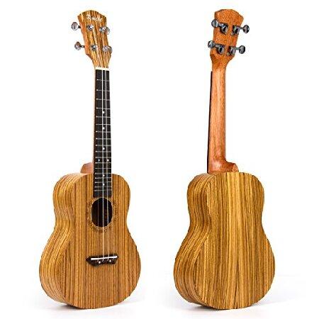 23 Inch Concert Ukulele Uke Hawaii Guitar Musical Instruments Zebrawood From Kmise