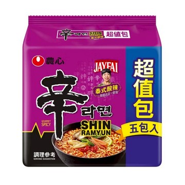 辛拉麵(泰式酸辣)一袋5入