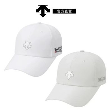 【DESCENTE】迪桑特 中性 國家隊運動帽 輕量棒球帽(米白色/白色)