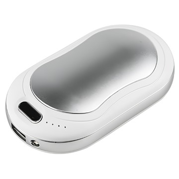 SUPA FINE 勳風 暖手寶  雙面速熱  3段溫控  10000mAh電池容量  附USB線  手電筒功能  HHF-T0867S  白色