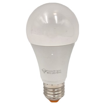 HAPPYBRIGHT 樂亮LED照明 LED球泡燈 12W 高效節能 1380流明 無藍光危害 E27燈頭 適用電壓100V-240V  黃光  1個