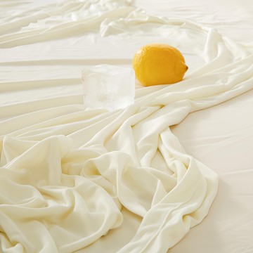 La Pomme 超涼感單層薄被  冰淇淋 米白色  S/SS(150 x 200cm)