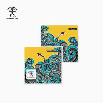 aNueNue 烏克配件 黑水弦｜烏克麗麗琴弦 21吋/23吋/26吋 黑色 氟碳纖維琴弦 彩虹人官方旗艦店