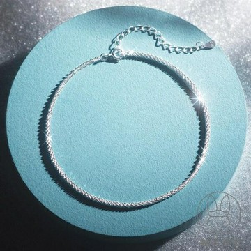 滿天星腳鏈女S925純銀簡約小眾設計性感腳踝鏈腳鏈子【倪醬小鋪】