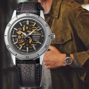 SEIKO精工 PRESAGE 復刻60年代 重機 機械腕錶 4R72-00C0J/SSA461J1
