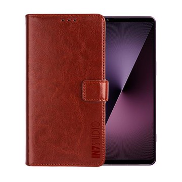 IN7 瘋馬紋 Sony Xperia 1 VII 七代 (6.5吋) 錢包式 磁扣側掀PU皮套 吊飾孔 手機皮套保護殼