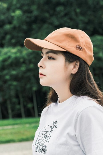 吉普貓溜滑板 刺繡棉質美式老帽