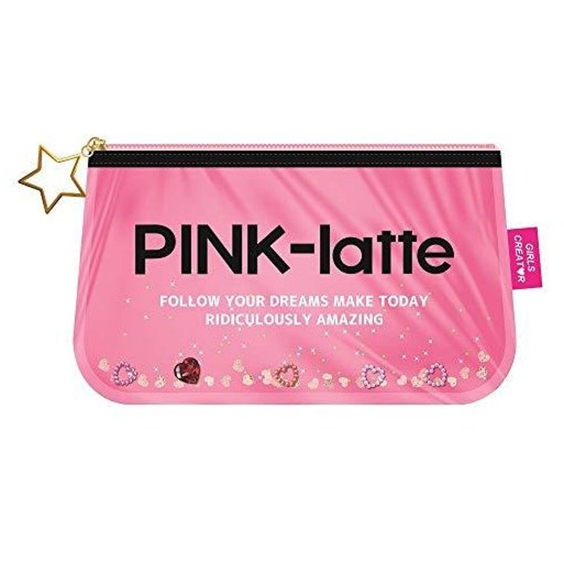 学研ステイフル Pink Latte ピンクラテ ペンケース ポーチ クリア グリッター ピンク H 通販 Lineポイント最大get Lineショッピング