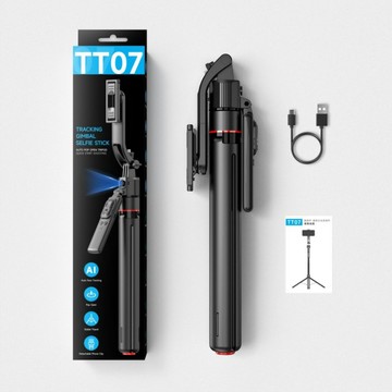CYKE TT07 雙補光燈拍攝套組 藍牙自拍桿＋三腳架＋手機夾 手機直播支架 (NCC認證款)