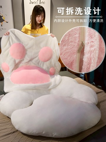 創意吊椅秋千鳥巢坐墊吊籃地上圓形地墊藤椅子靠墊搖籃墊子可拆洗