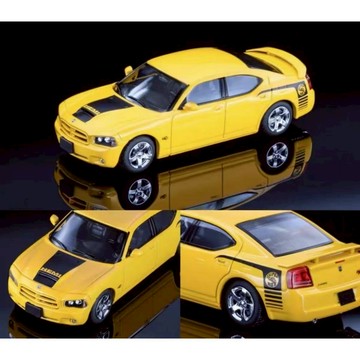 Rollin 1/64 道奇 Dodge Charger 08 R/T 道奇戰馬 超級蜂配色 合金模型車 美式肌肉車
