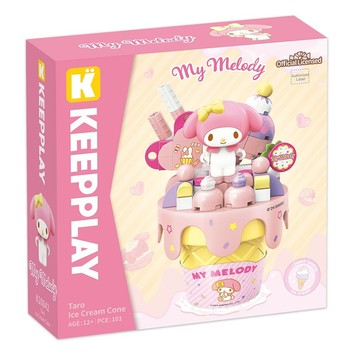 Keepplay積木 三麗鷗 甜筒系列 美樂蒂