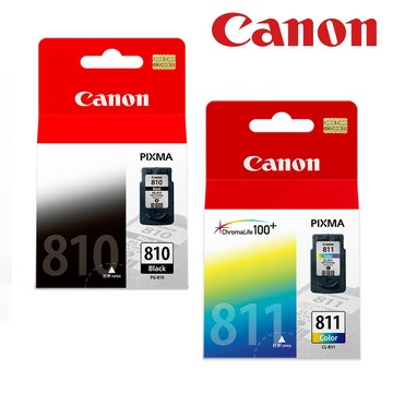 CANON PG-810+CL-811 原廠墨水組合(1黑1彩)