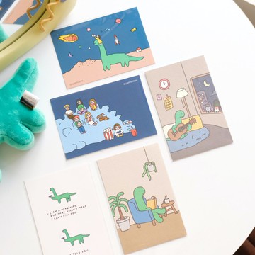 《JOGUMAN》🇰🇷韓國文創｜恐龍們的小小日常明信片 조구만