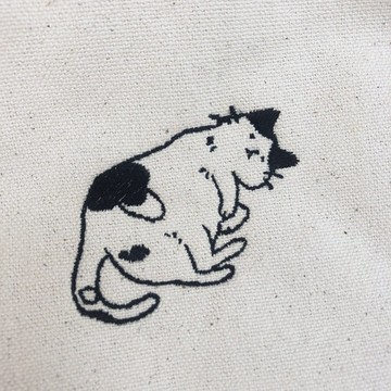【加購刺繡】提不起勁的貓 | 公版電繡圖案