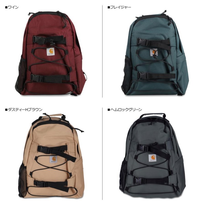 カーハート carhartt WIP リュック バッグ バックパック メンズ レディース 防水 24.8L KICKFLIP BACKPACK  ブラック I006288 | LINEブランドカタログ