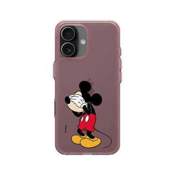 iPhone 17 Clear (相機按鈕) 晶醺玫 - 迪士尼-米奇 Mickey - 遮眼米奇