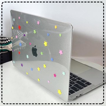 凝夏適用滿天星蘋果macbookair保護殼mac筆記本2023款電腦pro套macpro14寸13簡約irm星星kittyM1配件硬16mbp5