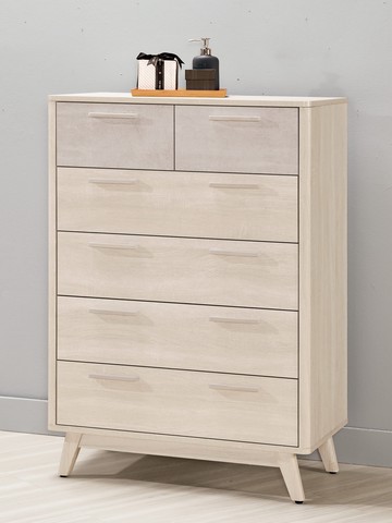 【歐風別館】漢斯2.7尺五斗櫃【基隆至台中免運費】