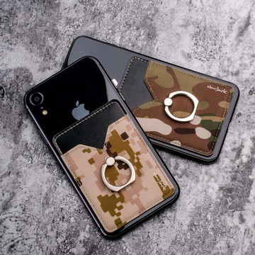 NavJack│手機配件│Muse Pocket 戰鬥迷彩口袋式自黏指環支架