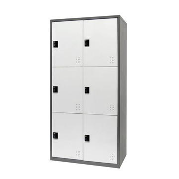 兩排6格密碼鎖置物櫃 FC-206