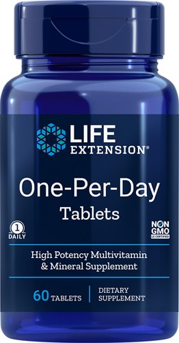Life Extension One-Per-Day Tablets 60 Tablets