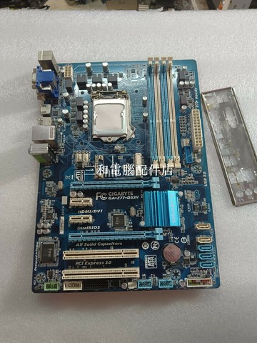 技嘉 Z77-DS3H 主板 1155 針 DDR3 支援 HDMI 全新實物 技嘉硬體 內存 tr【三和電腦配件店】