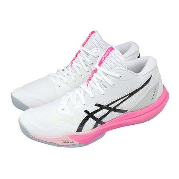 Asics 亞瑟士 排球鞋 Sky Elite FF MT 3 男鞋 白 粉 緩衝 回彈 1053A080100