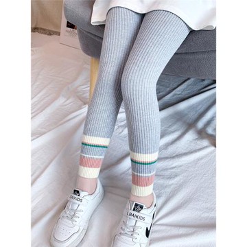 女童打底褲加絨新款秋裝兒童長褲韓版童裝秋冬洋氣外穿女寶寶褲子