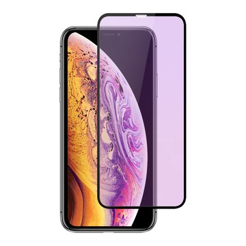 iPhone XR 貼 【IPhone XR/11】 9D高清藍光保護貼保護膜 黑框藍光全覆蓋鋼化玻璃膜 防刮防爆
