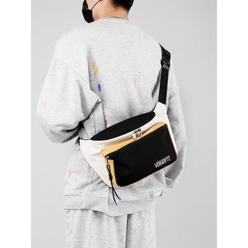 旅游騎行斜挎包男潮牌男士包包大容量背包胸包男款腰包單肩包挎包