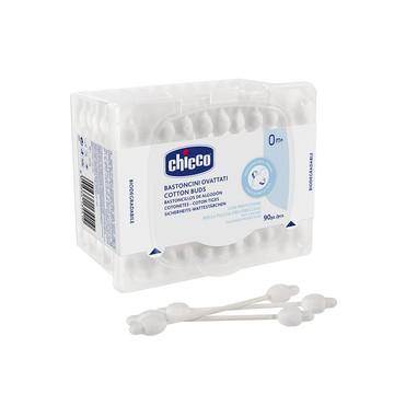 chicco 安全衛生護耳棉花棒90入
