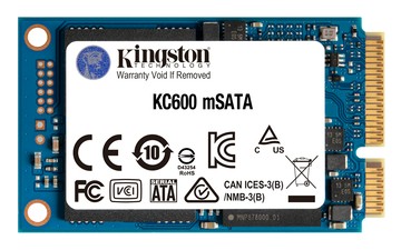 Kingston KC600 256GB (mSATA) SSD 固態硬碟 (SKC600MS/256G)