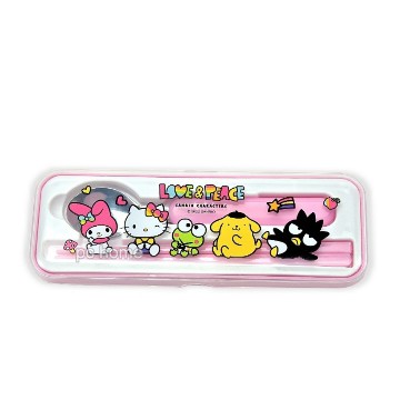 Sanrio 【俏皮大集合】餐盒式餐具