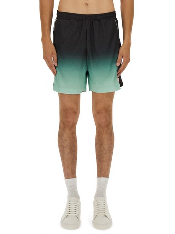 casablanca jacquard football shorts