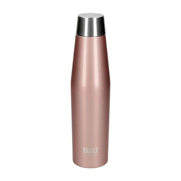 Built New York 美國 窄口不鏽鋼保溫瓶(玫瑰金540ml) / 保冰 保冷 環保杯 隨行杯