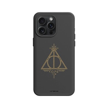iPhone 15 Pro Max SolidX 黑 - 哈利波特 Harry Potter - 圖騰系列：死神的聖物