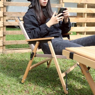 【ROOMMI】HaoO｜實木克米特椅【米】 _廠商直送