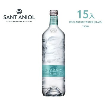 (常溫)西班牙SANT ANIOL聖艾諾火山岩礦泉水(玻璃瓶)750MLX45瓶/共3箱