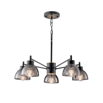 電鍍煙灰色玻璃吊燈 F85-09-K1543