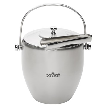 bar craft 不鏽鋼冰桶 + 冰夾 附蓋  3.1L  1個