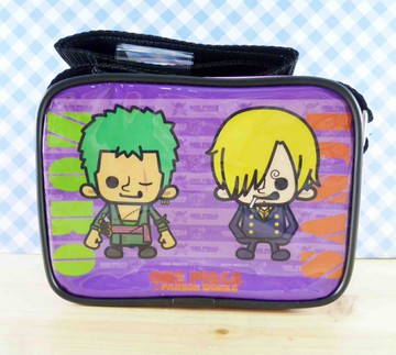 【震撼精品百貨】One Piece 海賊王 斜背袋-紫色 震撼日式精品百貨